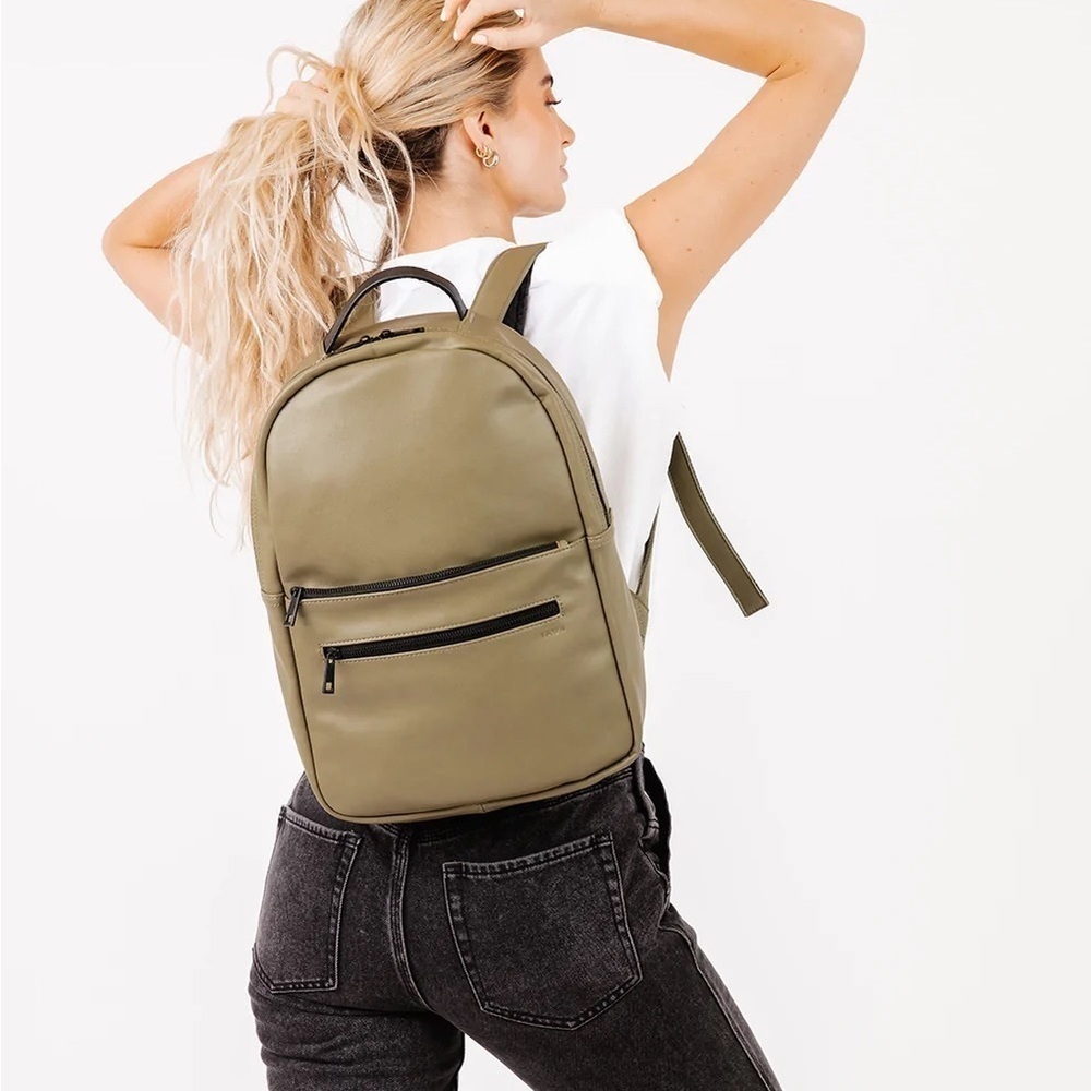 Fawn Design | Khaki Green and Black Pack Backpack NWT